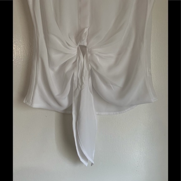 Express White tie up Top Small - Picture 5 of 7